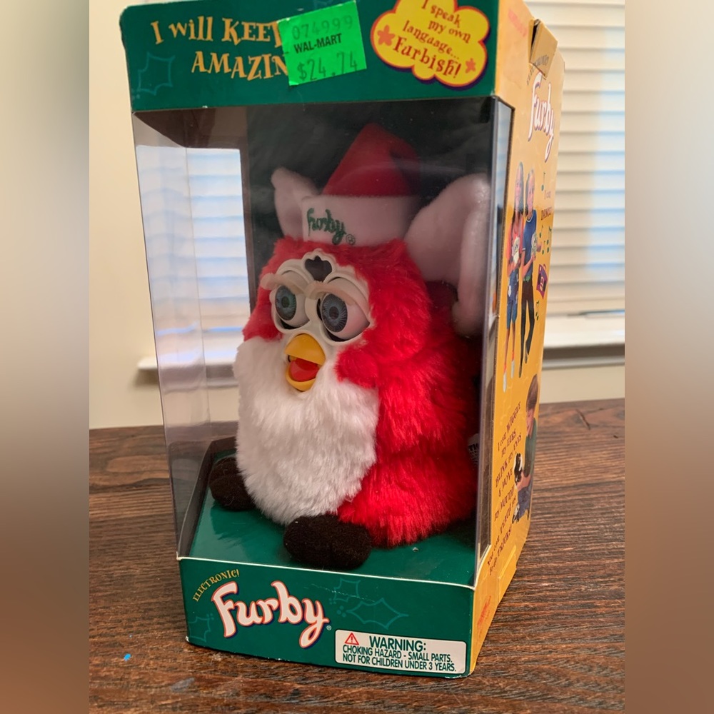 Electronic Furby Holiday/Santa Special Limited Edition SANTA 1999
